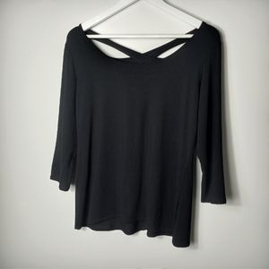 NWOT Avivit Yizhar Black Cropped Top